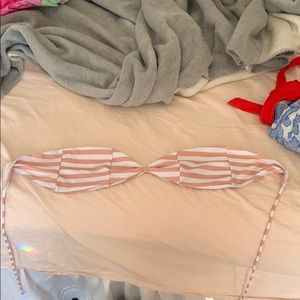 WORN ONCE strapless bathing suit top